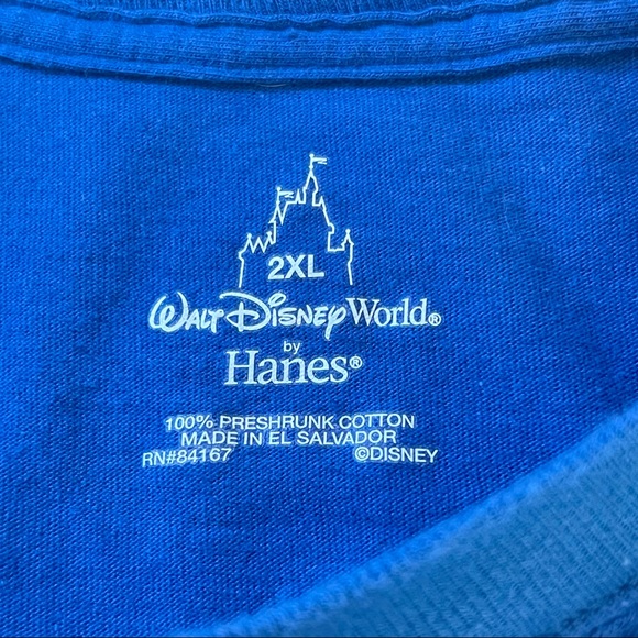 Walt Disney World Mens Mickey Mouse & Pluto 2XL T-Shirt Graphics on Both Sides - Picture 7 of 9